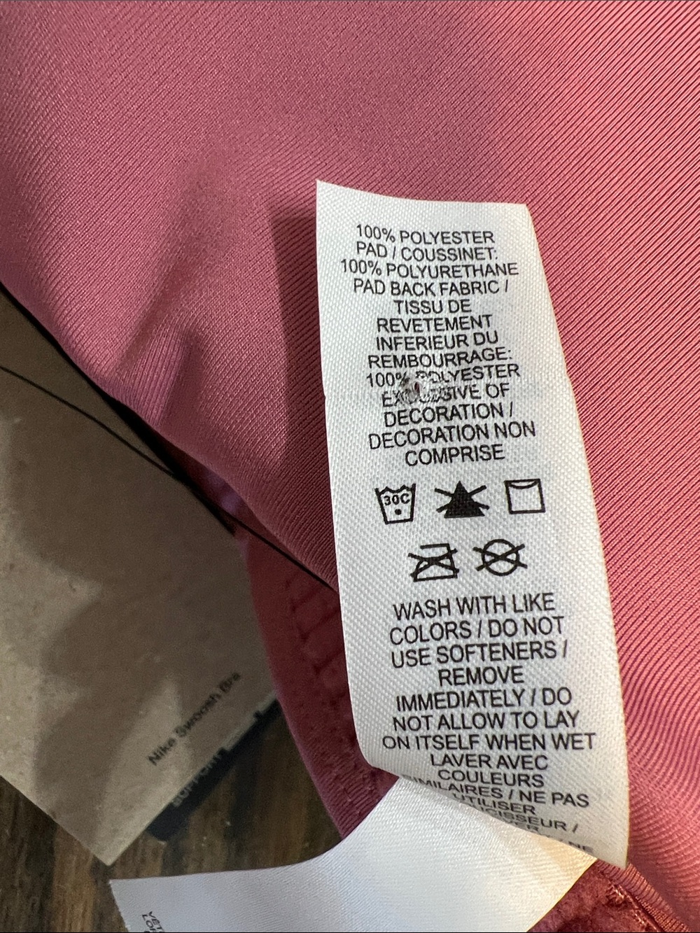 Nike Pink Racerback Performance Sports Bra - Picture 5 of 5